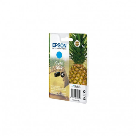 Ink Cartridge Epson 604 C13T10G24010 Dye-based Cyan 350 Pages
