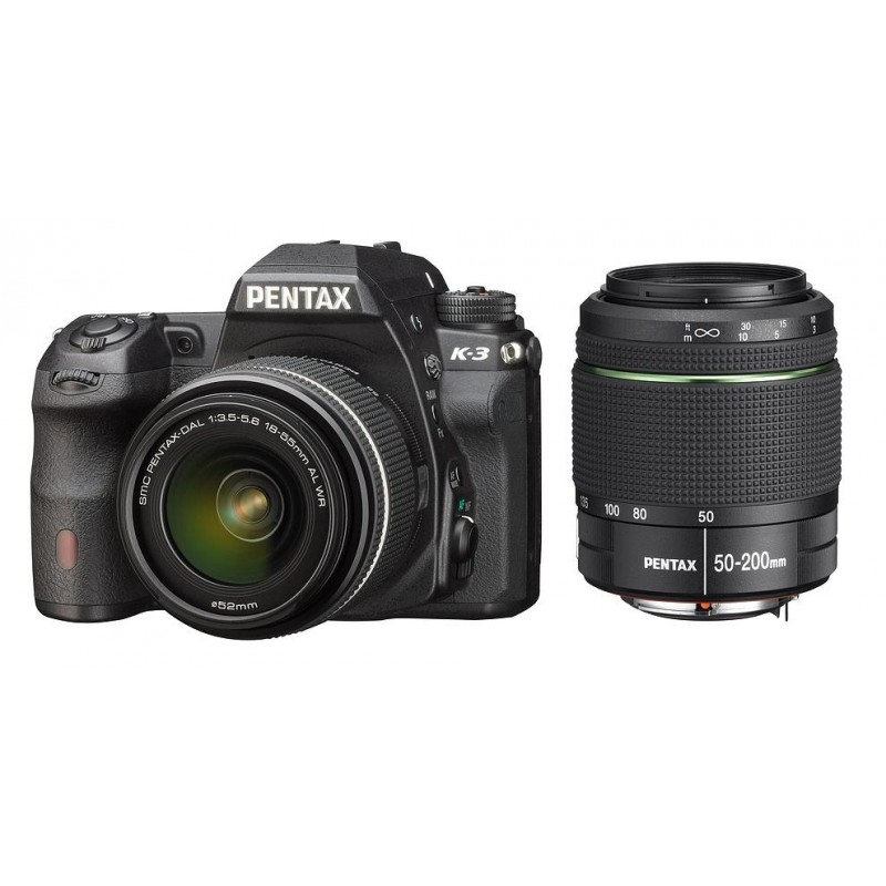Pentax K-3 + 18-55mm + 50-200mm WR Kit