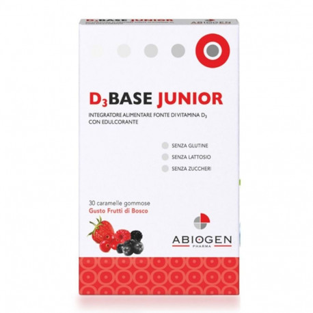 ABIOGEN PHARMA PHARMA D3 CARAMELOS FRUTAS DEL BOSQUE 30UN