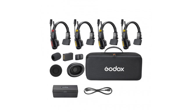 Godox Skytalk Air 4S Intercom System For 4 Person