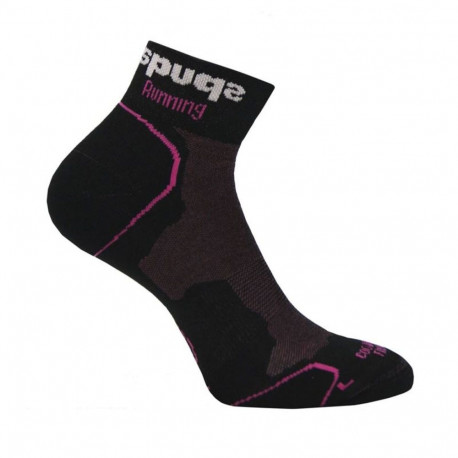 Sports Socks Spuqs Coolmax Cushion Black - 43-45