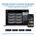Control panel Shelly WALL DISPLAY(WH)+BLUE HT(IVO)