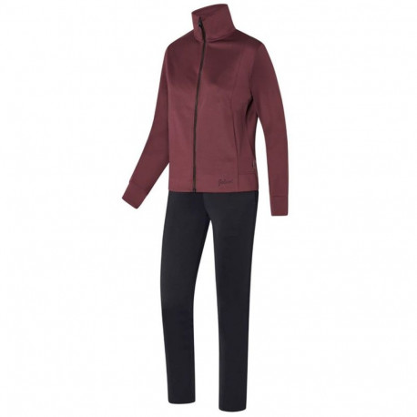 Women's Tracksuit Joluvi Lexie Black Maroon - XS