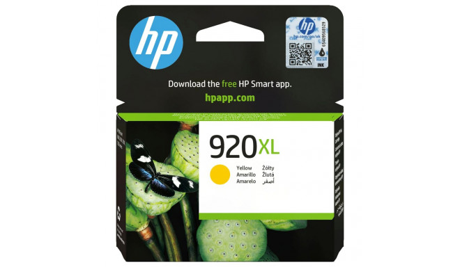 HP 920XL CD974AE kollane tint