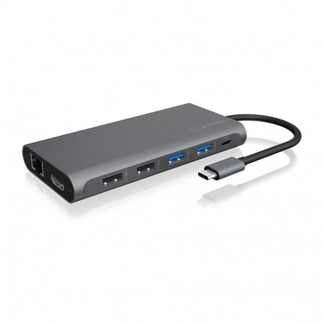 ICY BOX IB-DK4050-CPD USB-C 12-in-1 PD 100W dokkimisjaam