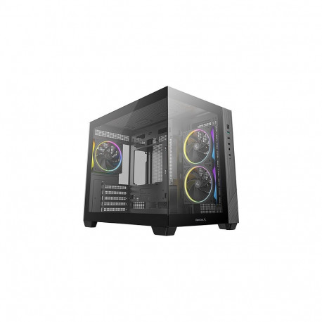 "DeepCool CG330 3F Micro ATX Mini ITX ARGB Glas black"