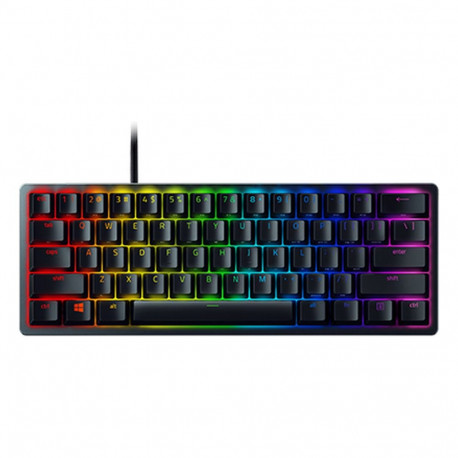 Razer Huntsman Mini (must, DE-paigutus, Razer Linear Optical (Red))