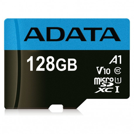 Adata Premier microsdxc 128GB 100R/25W UHS-I Class 10 A1 V10 mälukaart + adapter