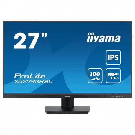 68,6cm/27" (1920x1080) iiyama ProLite XU2793HSU-B6 16:9 FHD IPS 1ms 100Hz HDMI DP USB kõlaritega mus