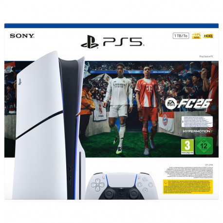 "Sony PlayStation 5 Slim DISC - 1TB White"