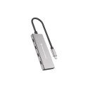 Conceptronic 4-1 hall USB-C dokkimisjaam -> 3xUSB-C/100WPD 25cm