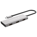 "CONCEPTRONIC 7-1 Dock USB-C->3xUSB-C/3xUSB-A/+ 25cm gr"
