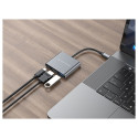"CONCEPTRONIC 3-1 Dock USB-C->HDMI/USB-A/100WPD 25cm gr"