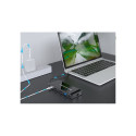 CONCEPTRONIC 7-1 dokkimisjaam USB-C->2xHDMI/3xUSB-A/GbE/+ 25cm hall