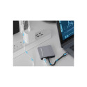 Conceptronic 4-1 dokkimisjaam USB-C->2xHDMI/USB-A/100WPD 25cm hall