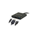 CONCEPTRONIC 3-1 dokk USB-C->HDMI/USB-A/60WPD 15cm must