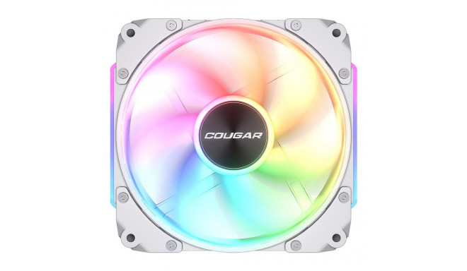 120mm COUGAR Apolar 120 ARGB valge korpuse ventilaator, 3-pakk