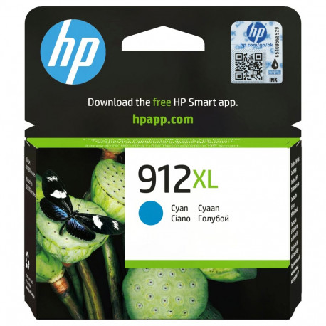 "HP 912XL High Yield Cyan Ink"