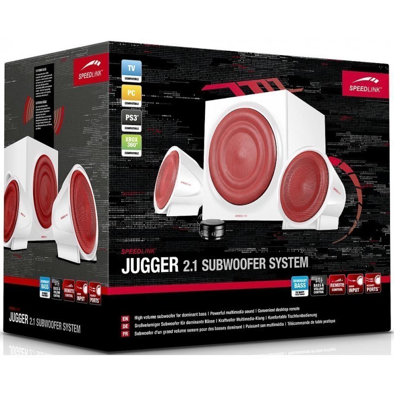 Speedlink speakers Jugger 2.1, white (SL-8321) Speakers Digital