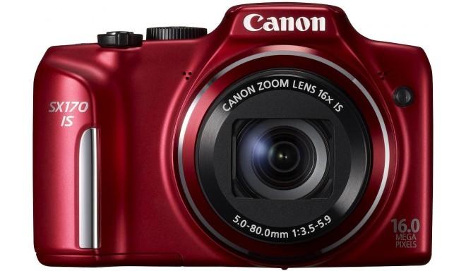 Canon PowerShot SX170 IS, red