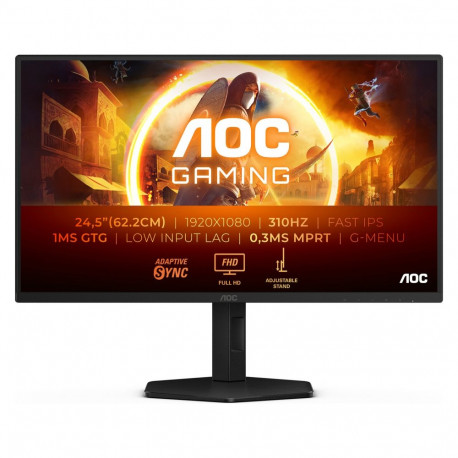 62,2cm/24.5" (1920x1080) AOC Gaming 25G4SXU 16:9 Fast IPS 0,3ms 310Hz HDMI DisplayPort USB VESA pivo