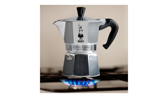 "Bialetti Moka Express - silber - Aluminium - für 6 Tassen"