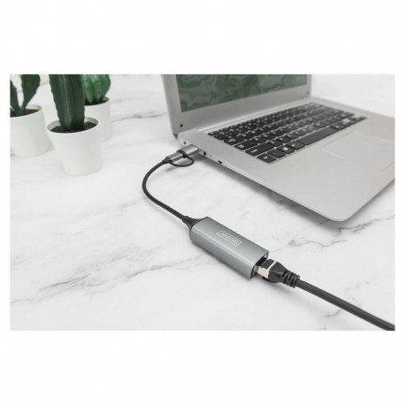 DIGITUS USB-C adapter USB3.0/USB C 3.1 > 2.5G Ethernet
