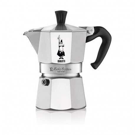 "Bialetti Moka Express - silber - Aluminium - für 3 Tassen"