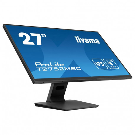 68,6cm/27" (1920x1080) iiyama ProLite T2752MSC-B1 16:9 FHD IPS puutetundlik 5ms 60Hz HDMI DP USB kõl