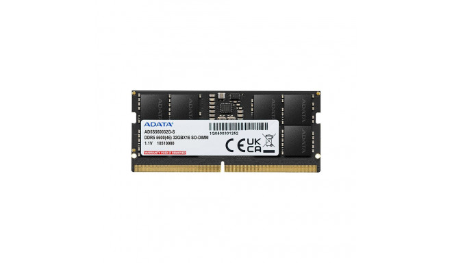 "16 GB ADATA SO-DIMM 5600 (schwarz, AD5S560016G-S, Premier Tray)"