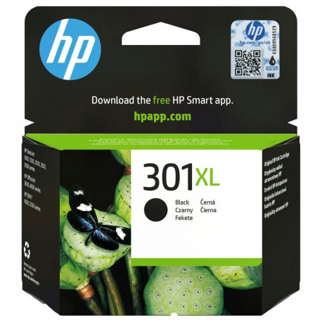 "HP 301XL original Ink cartridge CH563EE UUS black high capacity 480 pages 1-pack"