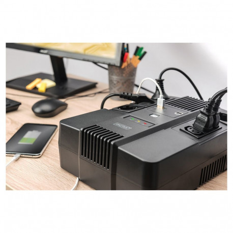 "DIGITUS USV 800VA 480W Line Interactive"