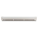 "DIGITUS Patchpanel 1HE 24-Port Cat6 geschirmt grau"