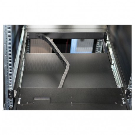 Digitus modulaarne HD LCD KVM-konsool 19-tollise TFT-ga, 16-pordiline VGA KVM-ühendus, puuteplaat, s