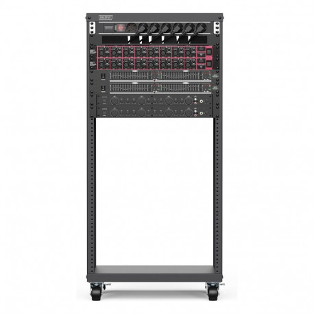 Universaalne 19-tolline seadmeraam ratastega, 21HE