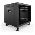 "Universal 19-Zoll Equipment Rack mit Rollen, 8HE"