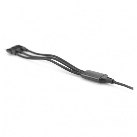 "DIGITUS LAK 3in1 USBA+Lightning+MicroUSB->USBC 1m schwarz"