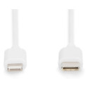 "DIGITUS Daten- / Ladekabel, USB-C - Lightning, MFI 1,0m"