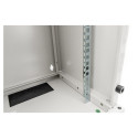 "DIGITUS Wandschrank Compact 9HE 254mm 10"" Glastür grau"