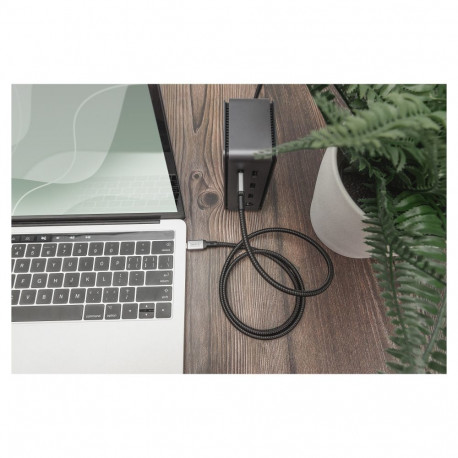 DIGITUS ühenduskaabel USB4.0/C -> C 40Gbit/s 1m must