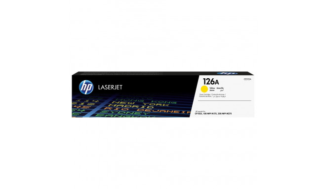 HP 126A originaal LaserJet toonerikassett CE312A kollane standardmahuga 1000 lehekülge 1 pakk