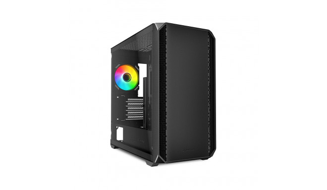 "Sharkoon MK2 RGB Micro-ATX 1xGlas Black"
