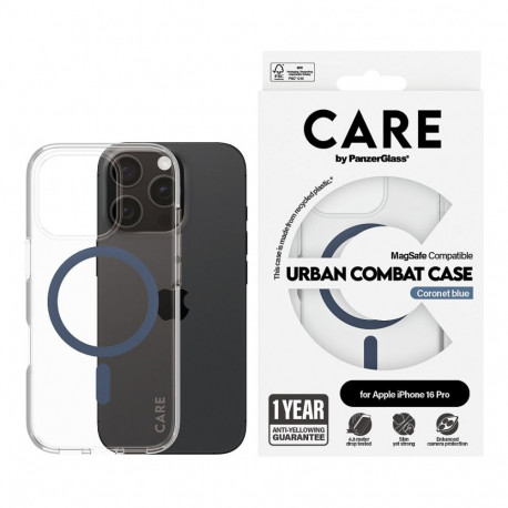"CARE Case Flagship Blue MagSAFE iPhone 16 Pro"