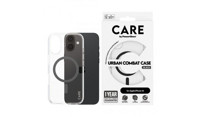 CARE Flagship must MagSafe iPhone 16 ümbris