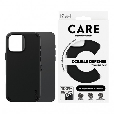 "CARE Case Feature Double Defence Black iPhone 16 Pro Max"