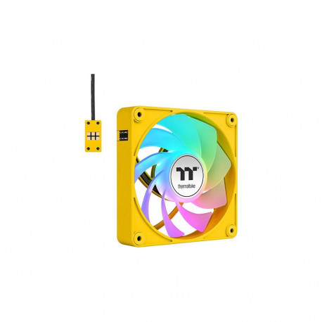 "120mm Thermaltake CT120 EX Reverse ARGB Sync PC Cooling Fan Bumblebee 3 Pack"