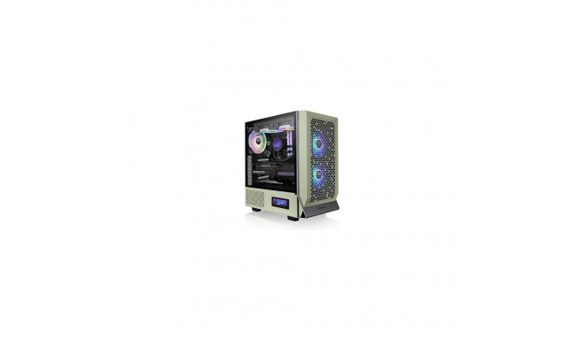 "Midi Thermaltake Ceres 300 TG ARGB Matcha Green"