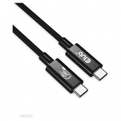 Club3D kaabel USB 4 Typ C PD 240W / 4K / 20Gbps 2m St/St