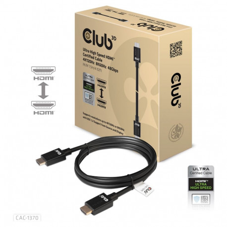 "Club3D HDMI-Kabel A -> A 2.1 Ultra High Speed 10K HDR 1.5m retail"