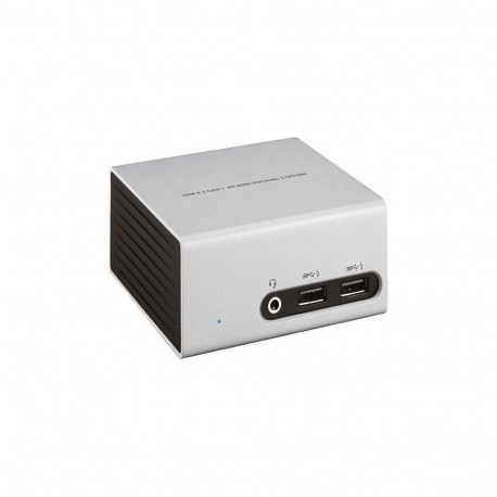 Club3D 4K hõbedane mini-dokkimisjaam USB3 -> 4xUSB3/HDMI/DVI/LAN